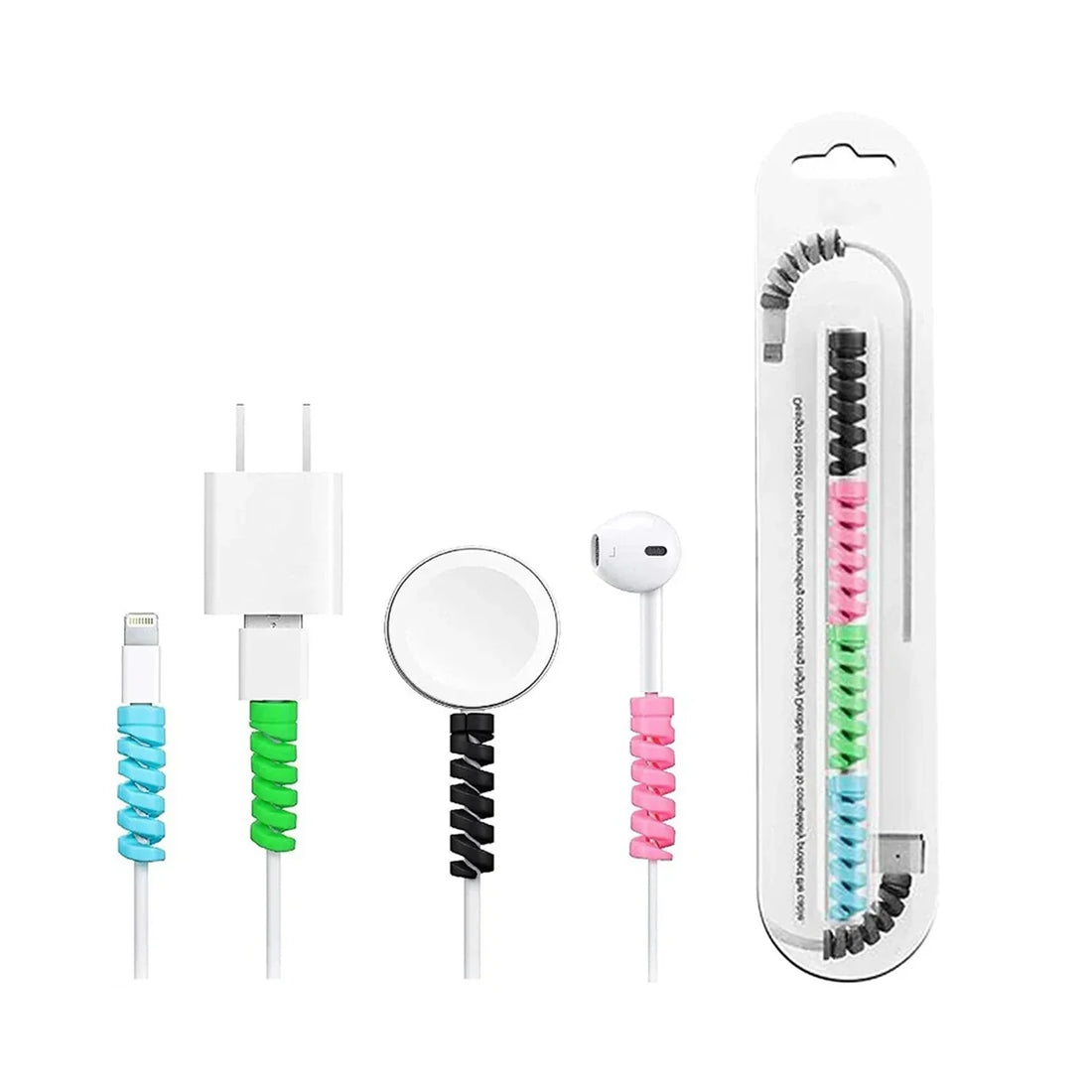 🎁 Spiral Charger Spring Cable Prote...