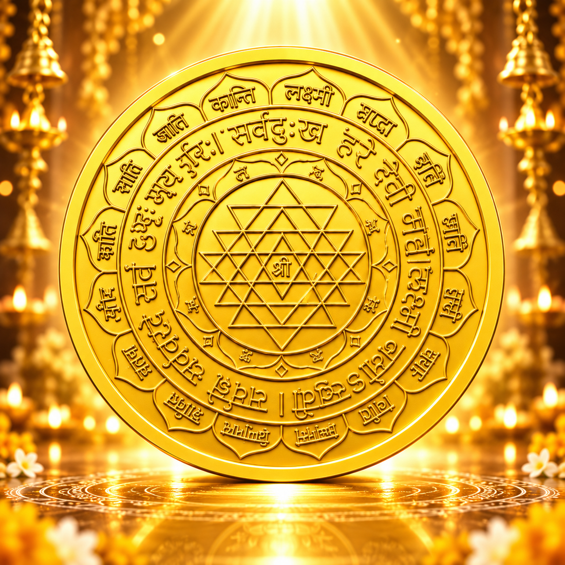 Ashtalakshmi Coin | Gold Plated Lakshmi Diwali Gift