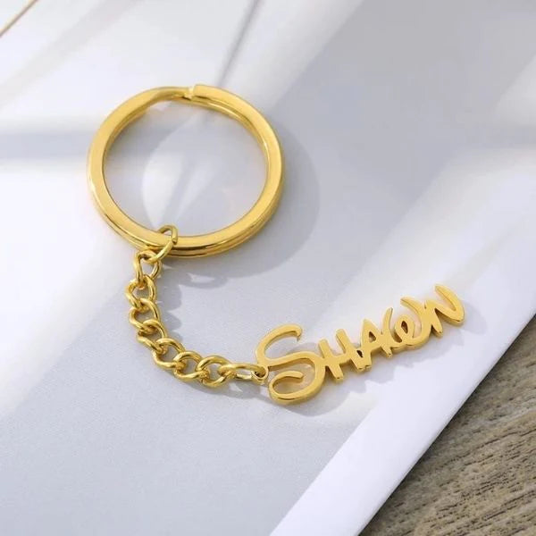 Cursive Name Keychain