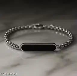 Personalized Name Bar Bracelet – Custom Engraved | 4 Premium Colors