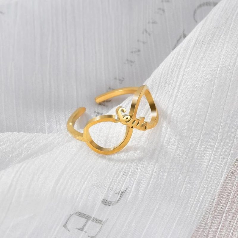 Customized Infinity Ring | Personalized Jewelry India | 99customized Jewellery