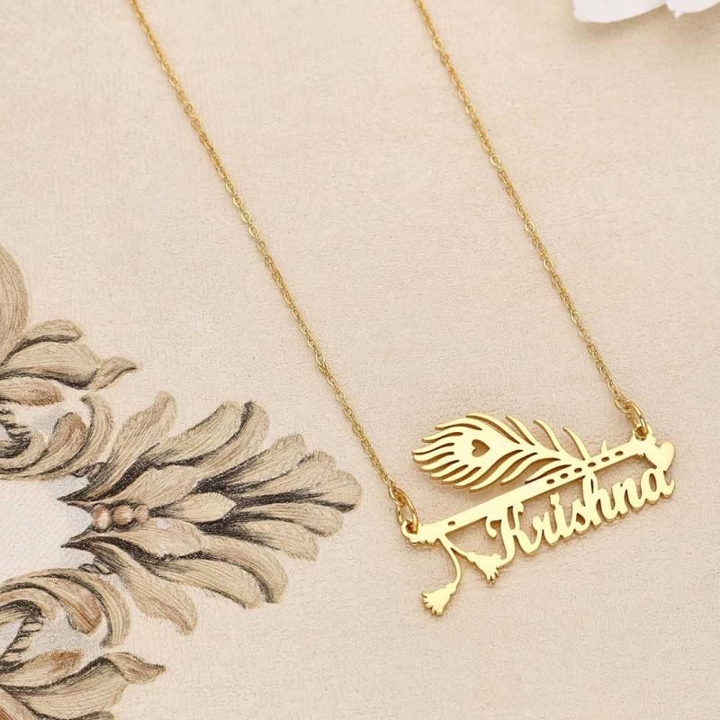 Mor Pankh Design Pendant | Personalized Jewelry India | 99customized Jewellery