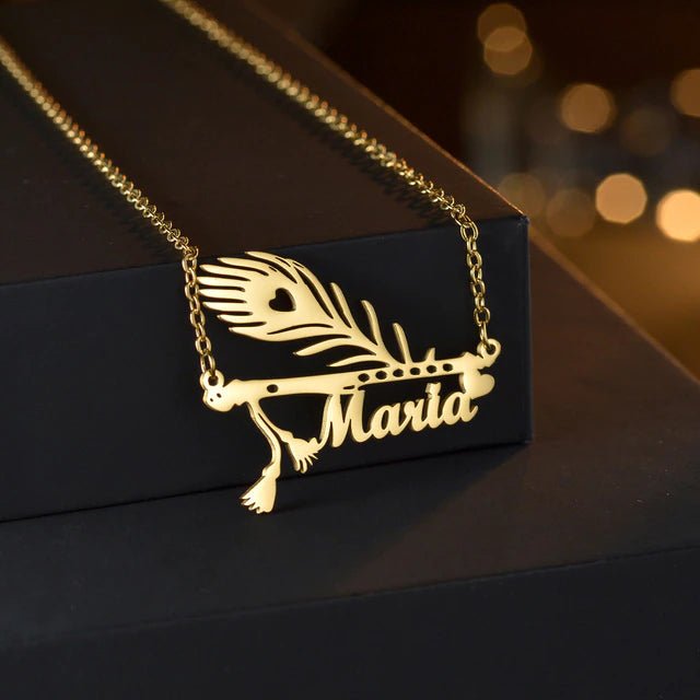 Mor Pankh Design Pendant | Personalized Jewelry India | 99customized Jewellery