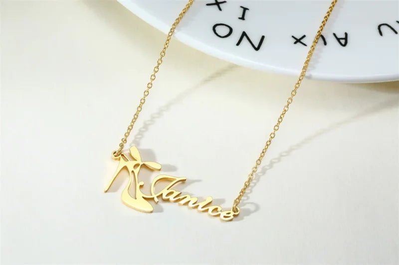 Personalized Heels Name Necklaces | Personalized Jewelry India | 99customized Jewellery